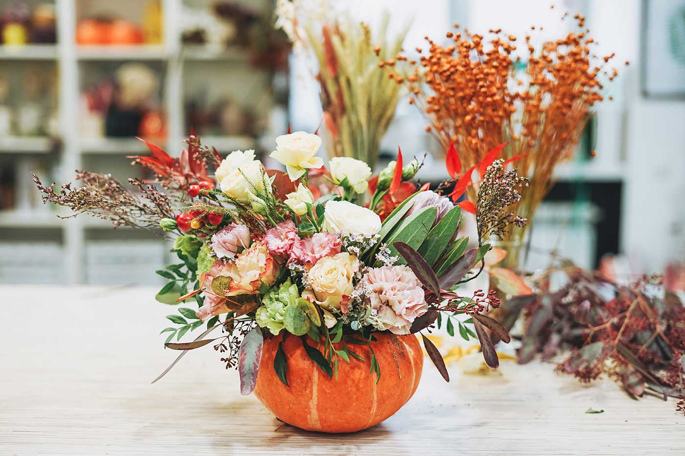 Holiday Centerpiece Floral Arranging Class